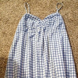 WOMANS MINI GINGHAM BY SUG. SUUAR-LIPZ BRAND NEW!! SZ LG so cute